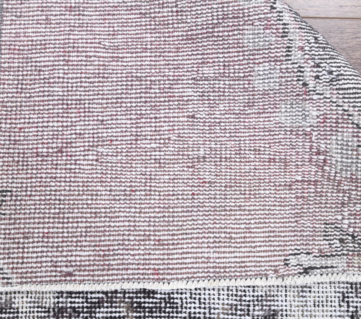 Vintage Gray Anatolian Runner Rug