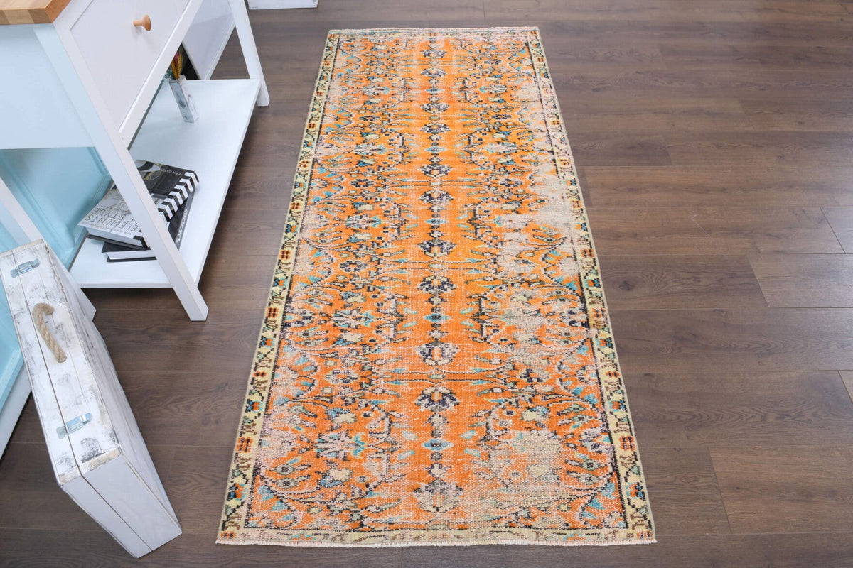 Vintage Hereke Runner Rug - 29413