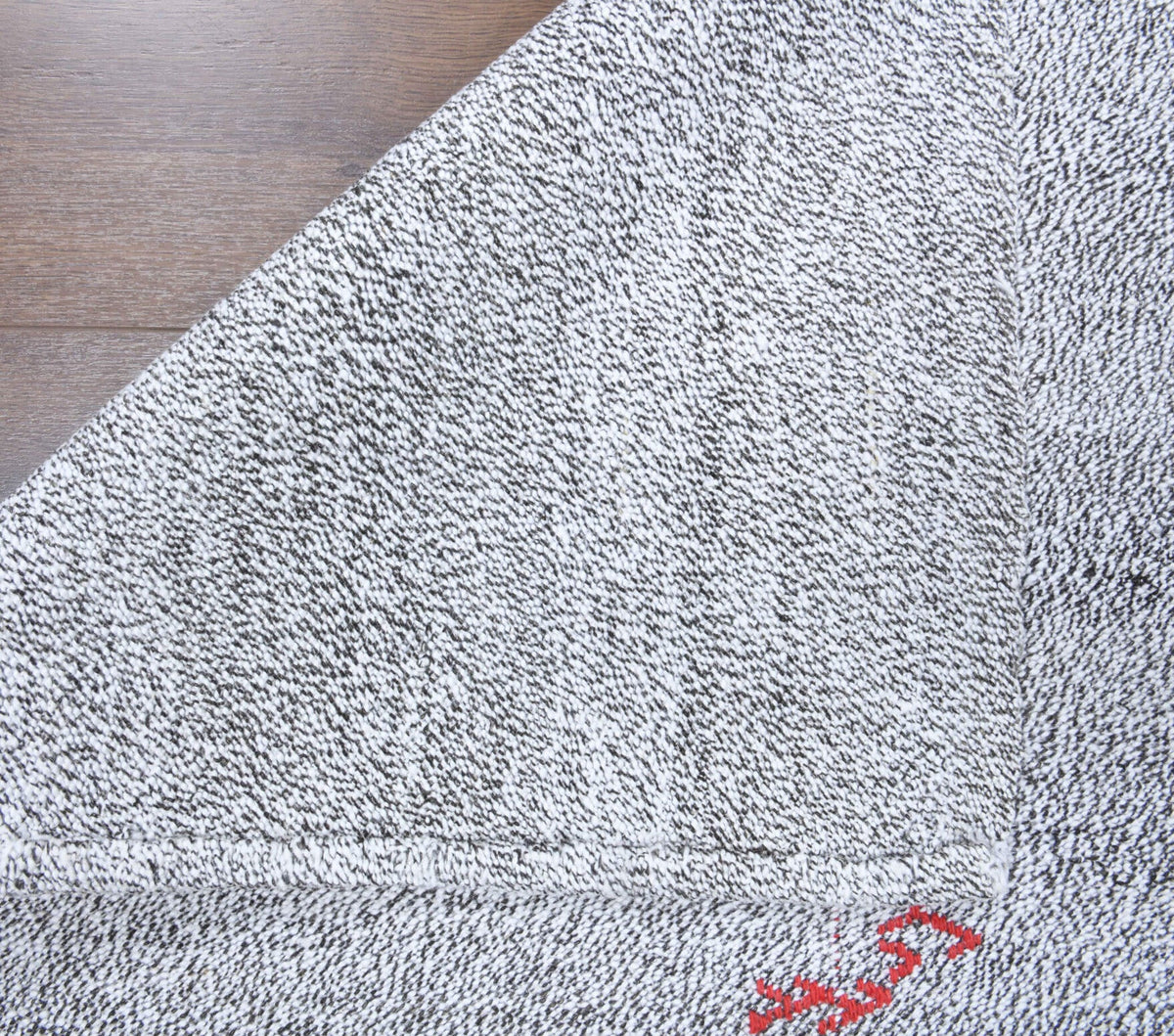 El yapımı vintage yolluk 76x218 cm düz desenli yün - üstten görünüm