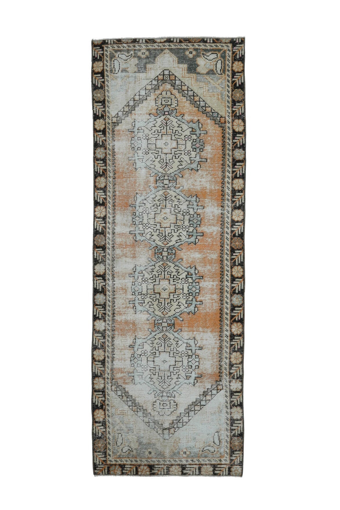 Vintage Orange Runner Rug