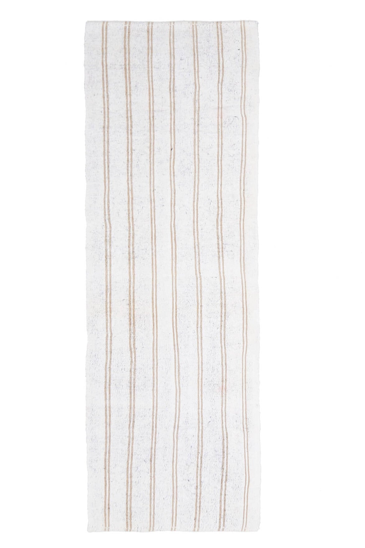 El yapımı vintage yolluk 81x244 cm çizgili desenli yün - farklı açıdan görünüm