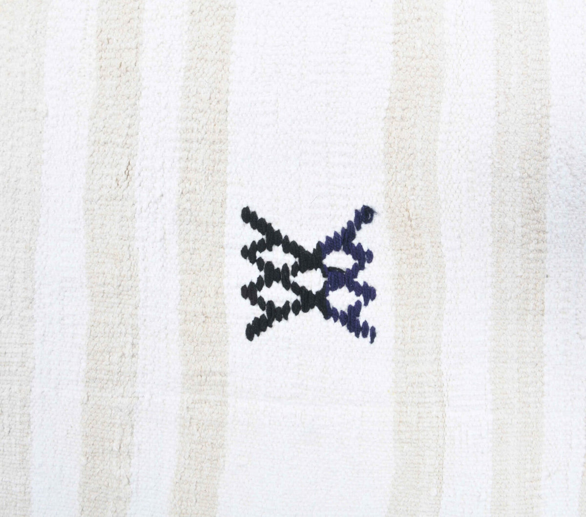 3x8 Wool Vintage Flatweave Runner Rug