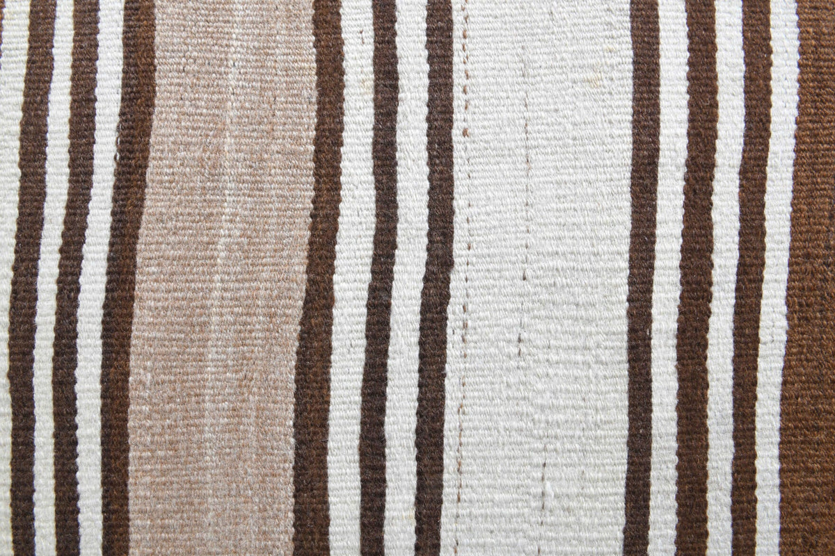 3x8 Flatweave Wool Vintage Runner Rug