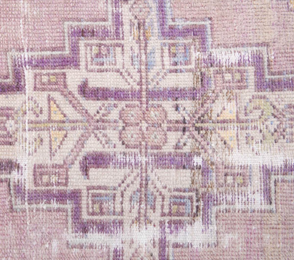 El yapımı vintage yolluk 79x249 cm oryantal desenli yün - mekan görünümü