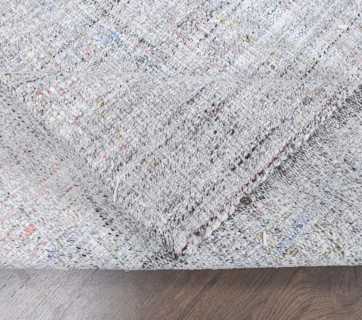 El yapımı vintage yolluk 81x272 cm düz desenli yün - desen detayı