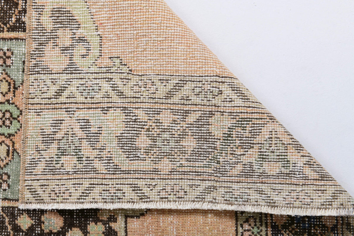 El yapımı vintage yolluk 81x287 cm oryantal desenli yün - açık alan görünümü