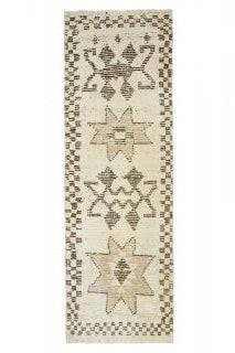 3x9 Wool Vintage Runner Rug