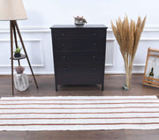 El yapımı vintage yolluk 79x264 cm çizgili desenli yün - detay görünümü