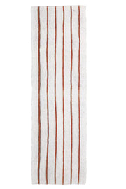 1960'lardan Anadolu kökenli kilim motifli vintage kilim yolluk, 78x265 cm
