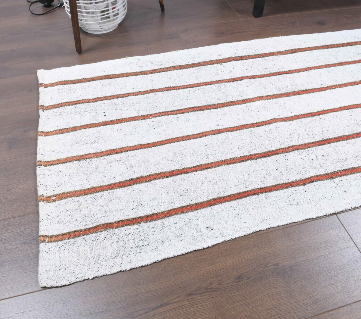 3x9 Wool Vintage Kilim Runner Rug