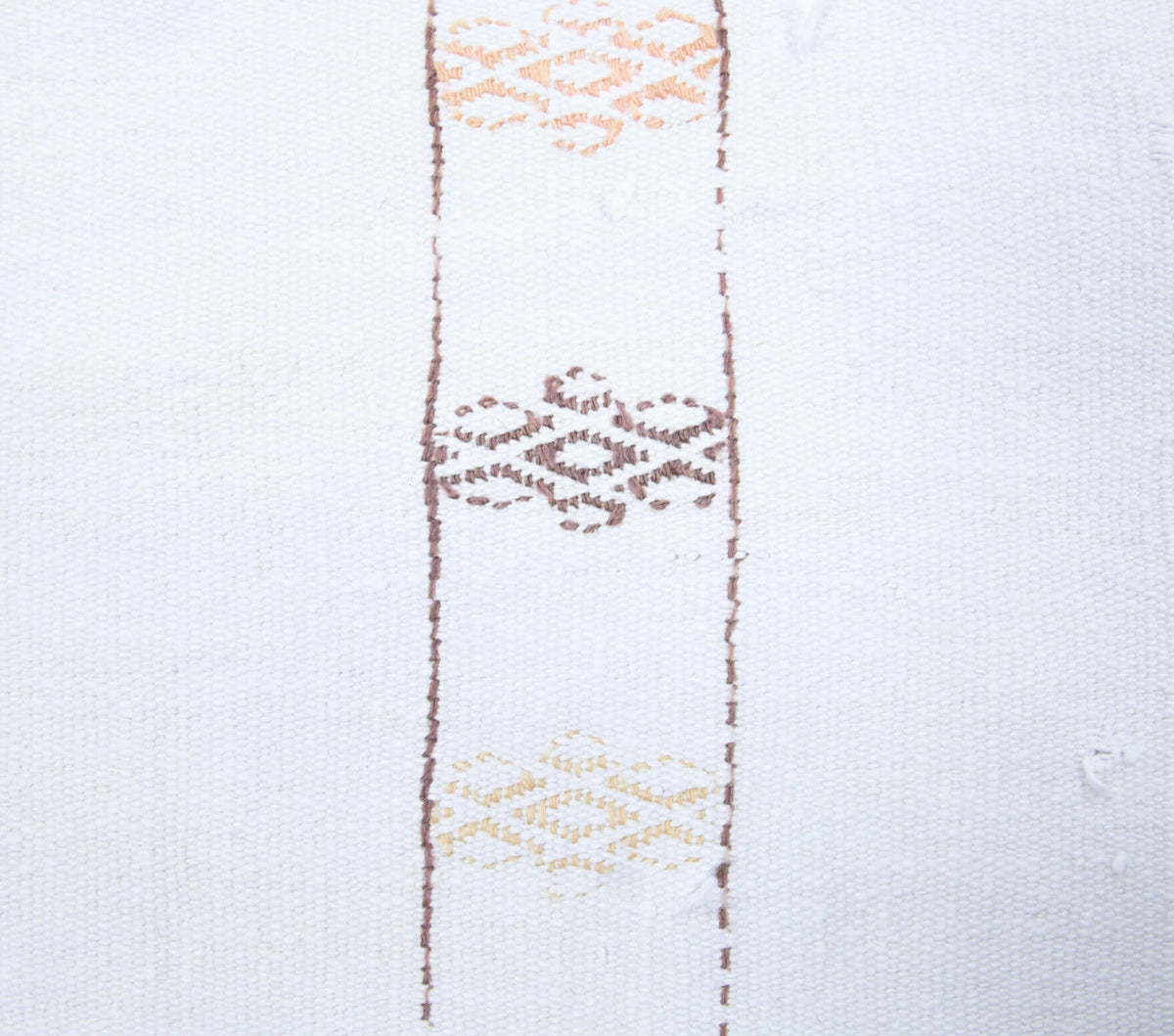 El yapımı vintage yolluk 76x272 cm kilim desenli yün - üstten görünüm