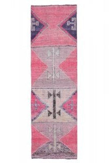 3x9 Wool Vintage Runner Rug