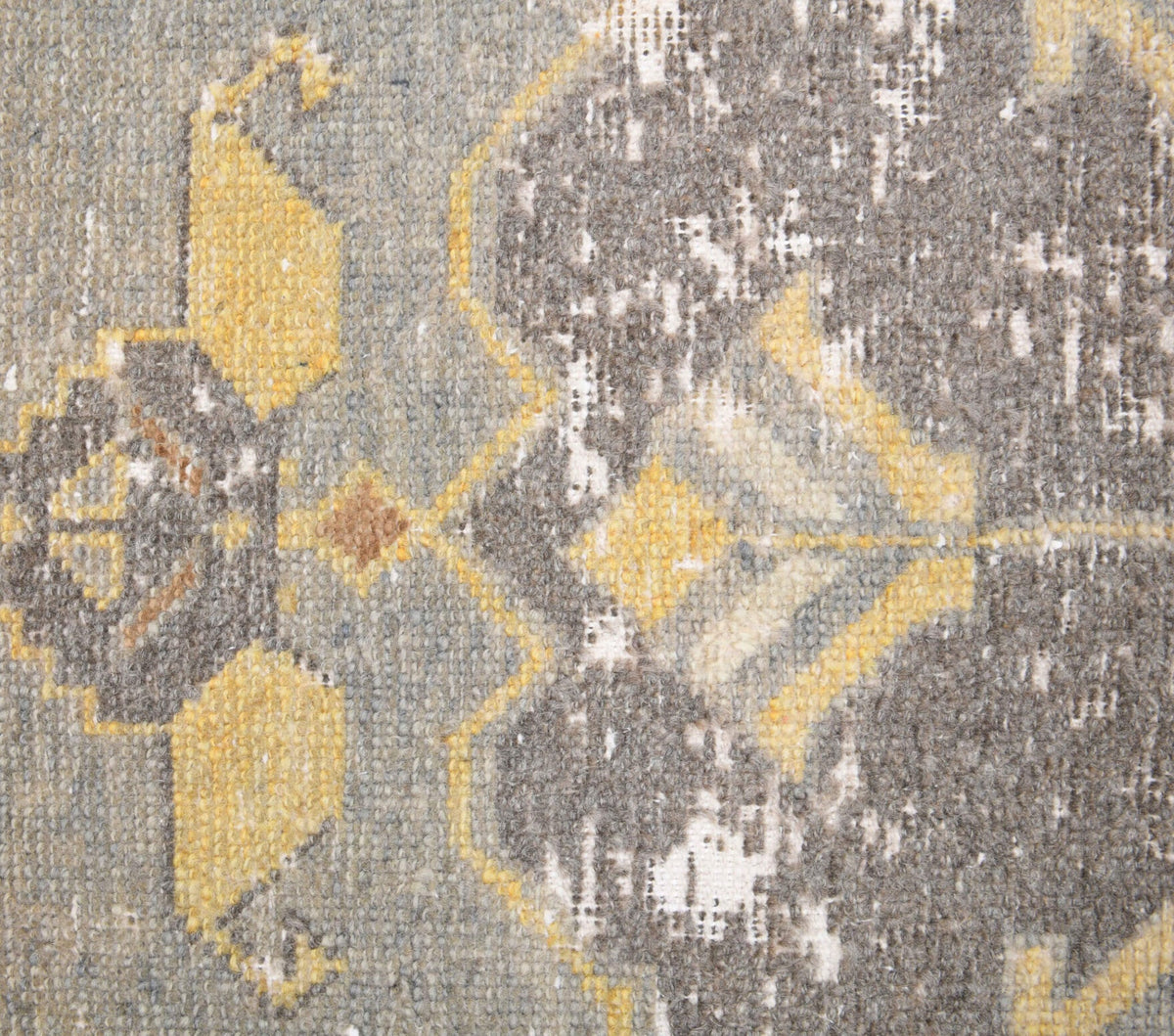 El yapımı vintage yolluk 124x330 cm oryantal desenli yün - mekan görünümü