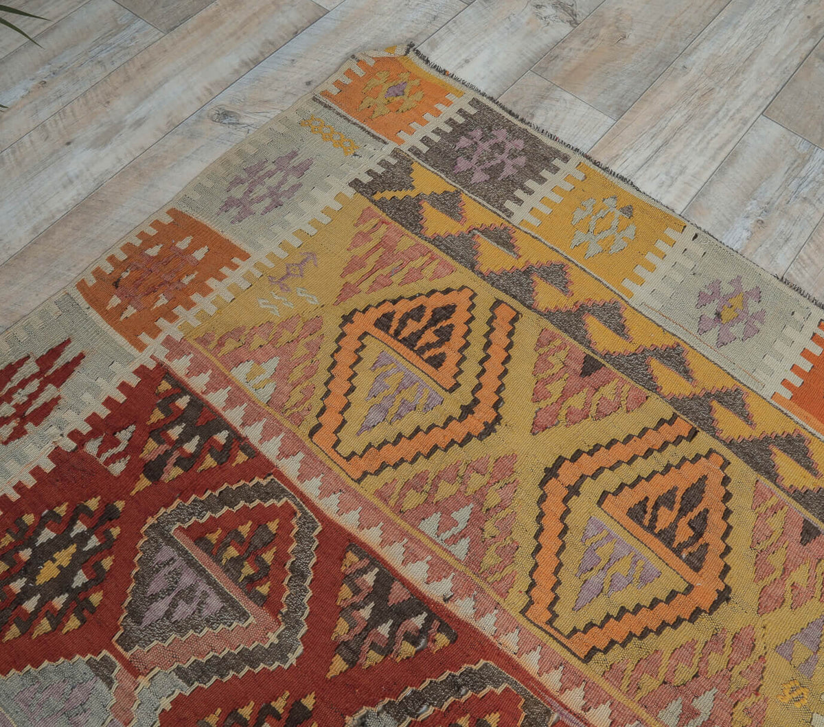 4x12 Vintage Handwoven Rug Runner
