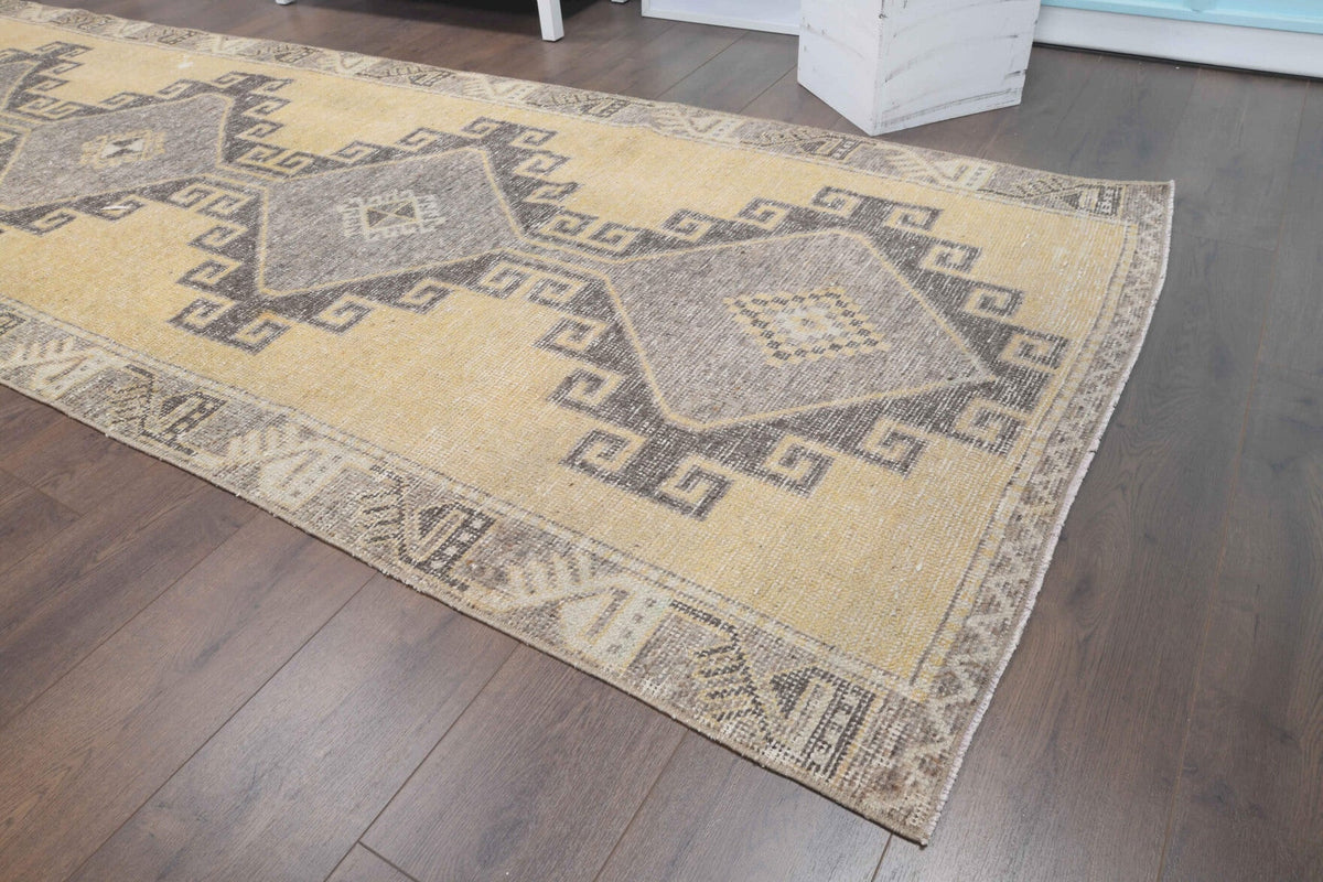 Oushak Vintage Runner Rug