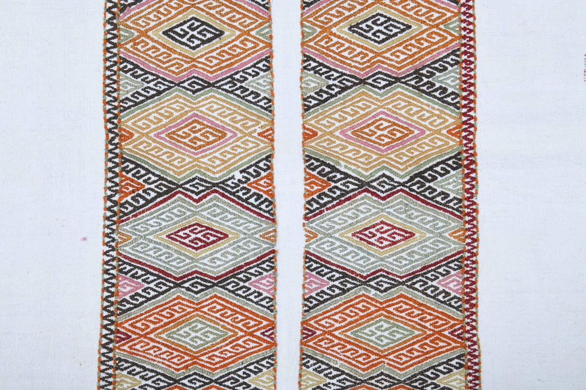 4x4 Handmade Vintage Accent Rug
