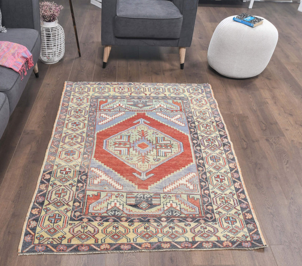 Vintage Anatolian Area Rug