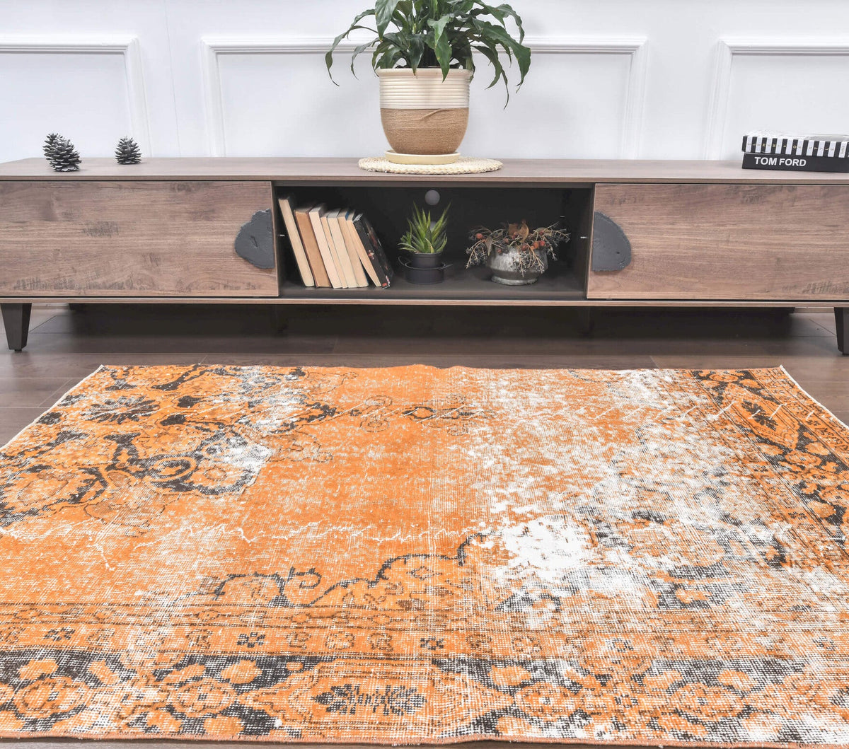 4x6 Vintage Handmade Anatolian Area Rug