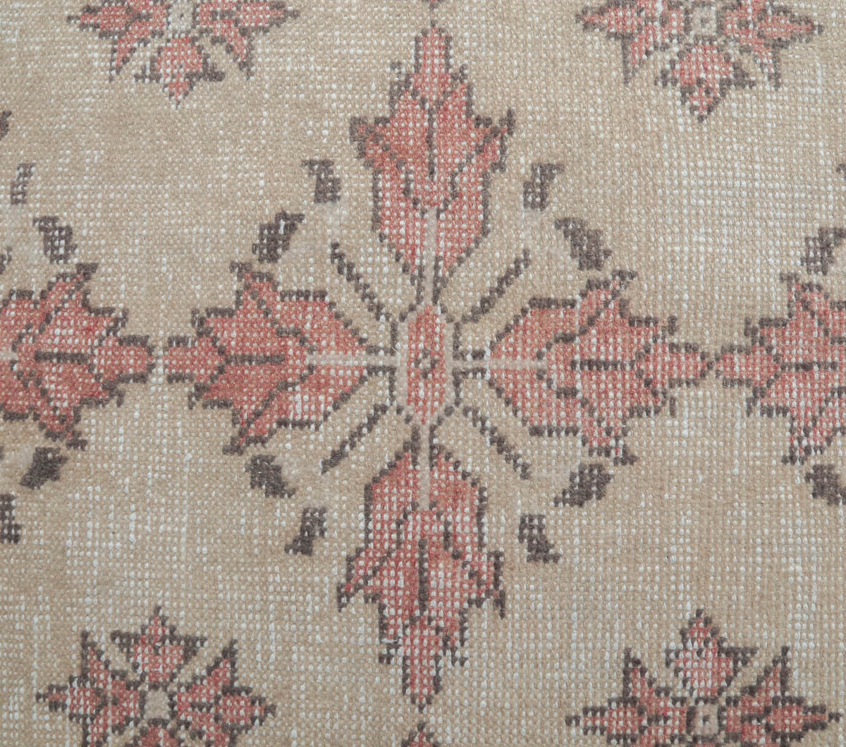 4x7 Vintage Handmade Floral Anatolian Area Rug
