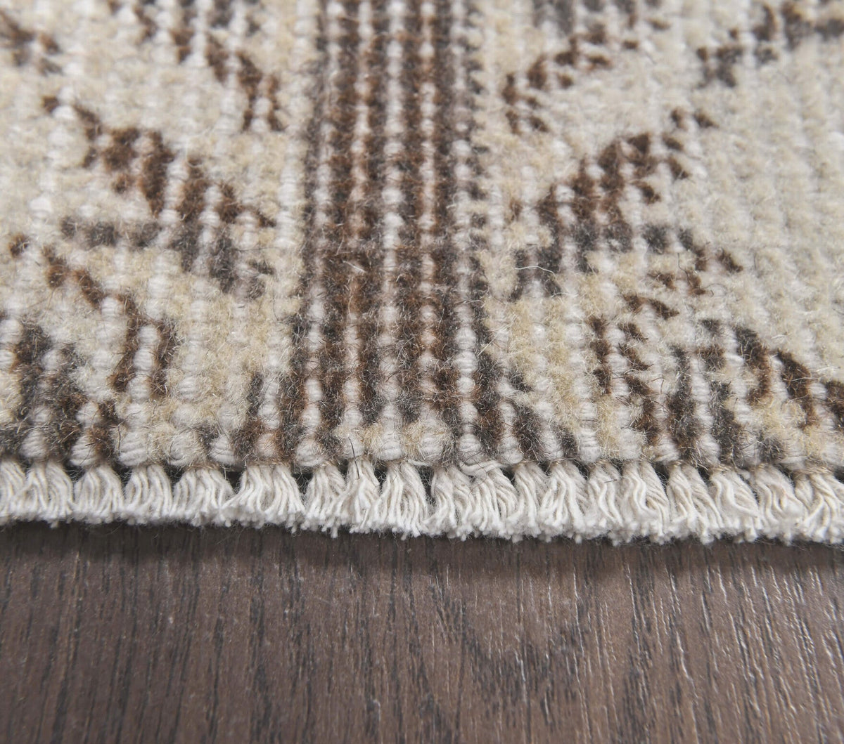 4x7 Vintage Handmade Oriental Neutral Oushak Area Rug