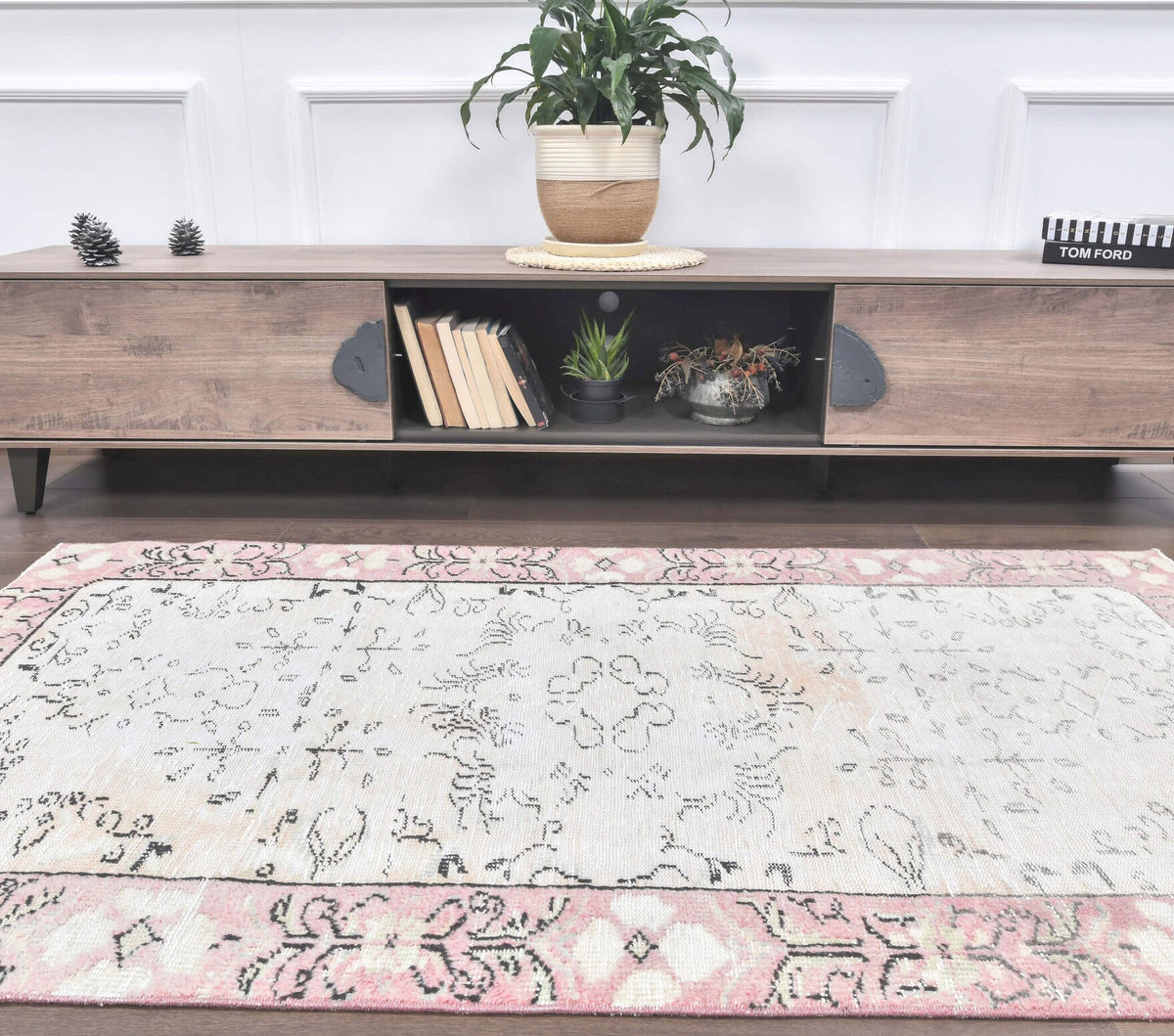 4x7 Vintage Handmade Anatolian Area Rug