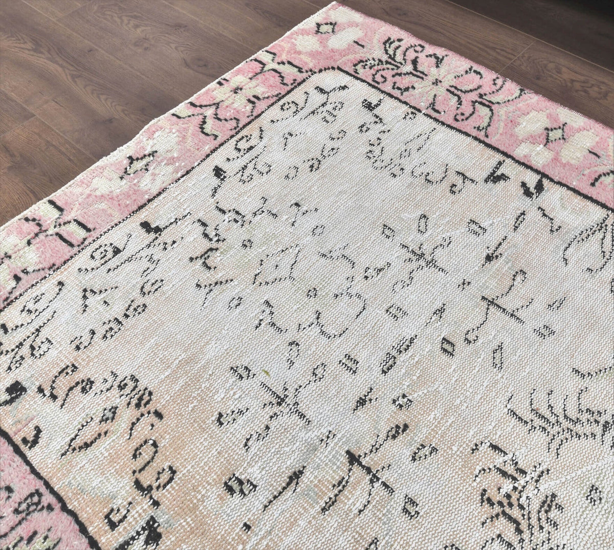 4x7 Vintage Handmade Anatolian Area Rug