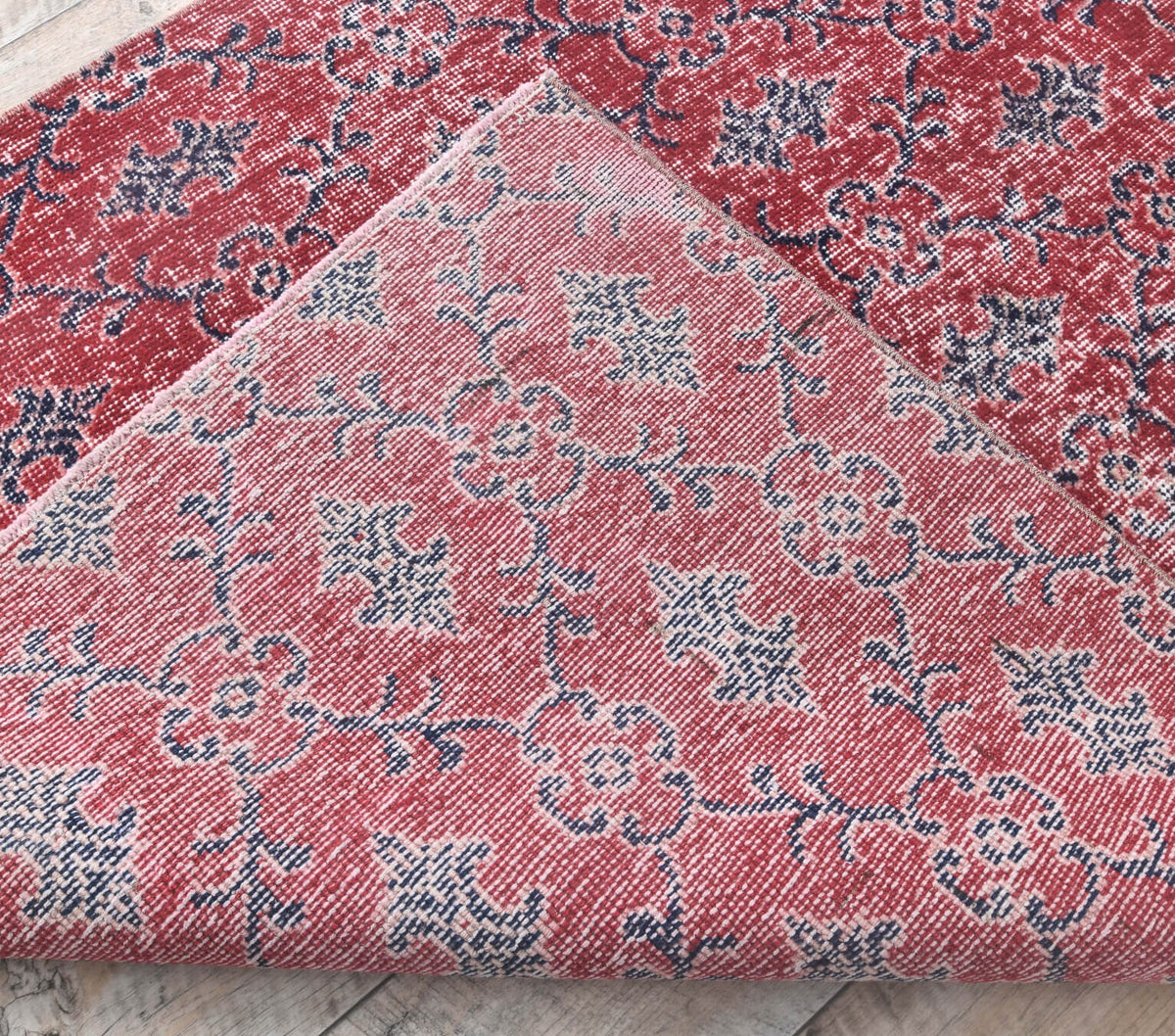 4x7 Vintage Turkish Handmade Anatolian Area Rug