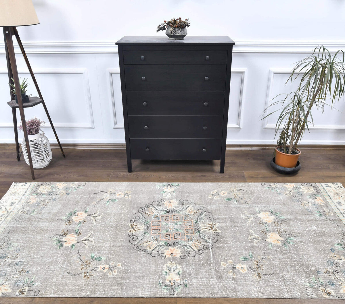 Vintage Oushak Runner Rug