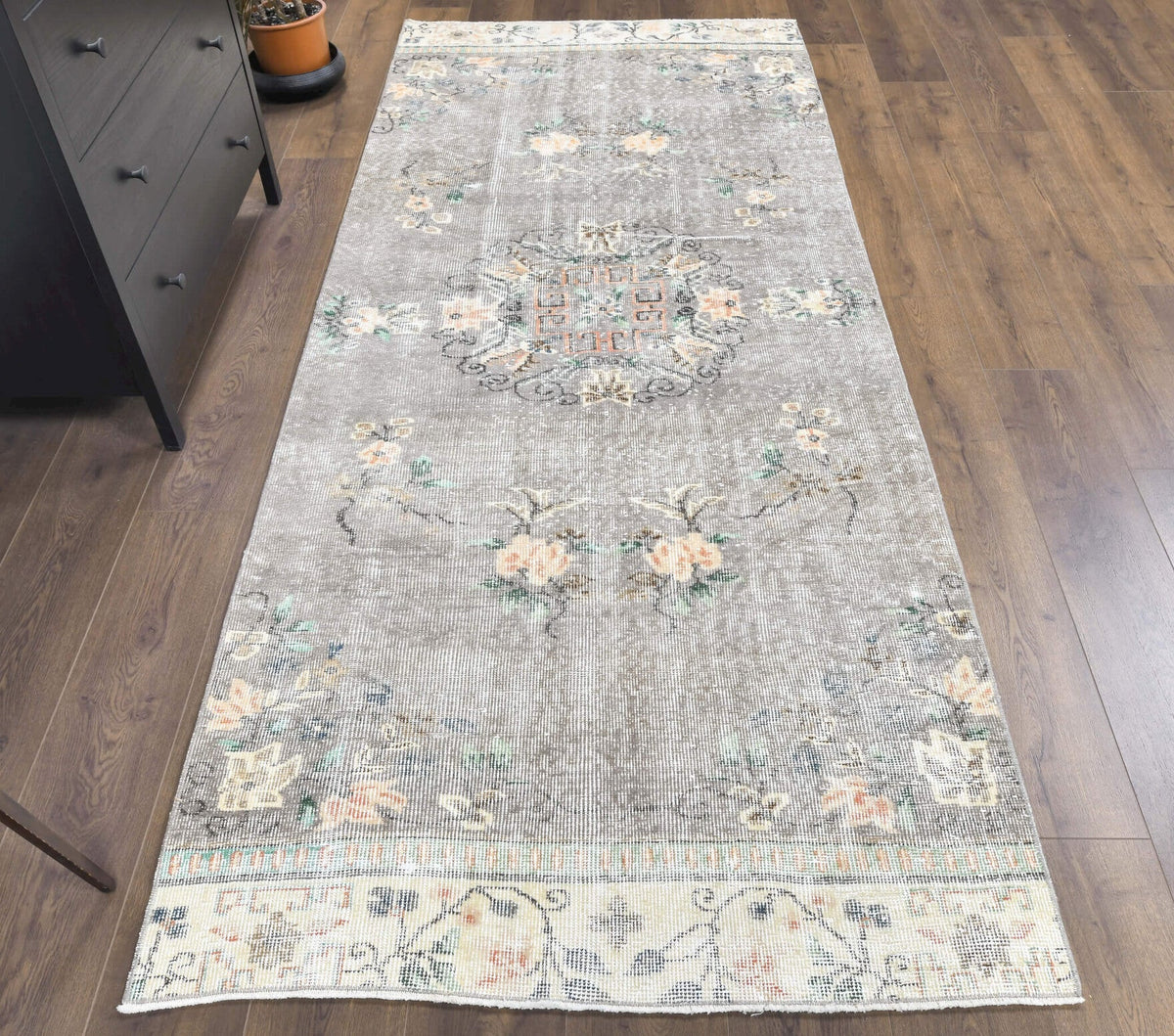 Vintage Oushak Runner Rug