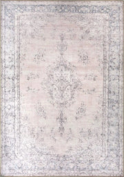 Gray Geometric Patterned Vintage Carpet - CLEARANCE - AL128OU