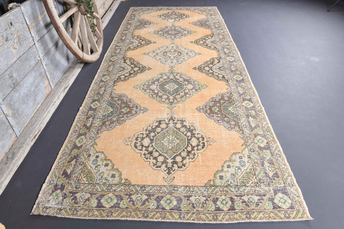 5x13 Handmade Vintage Wide Anatolian Runner Rug