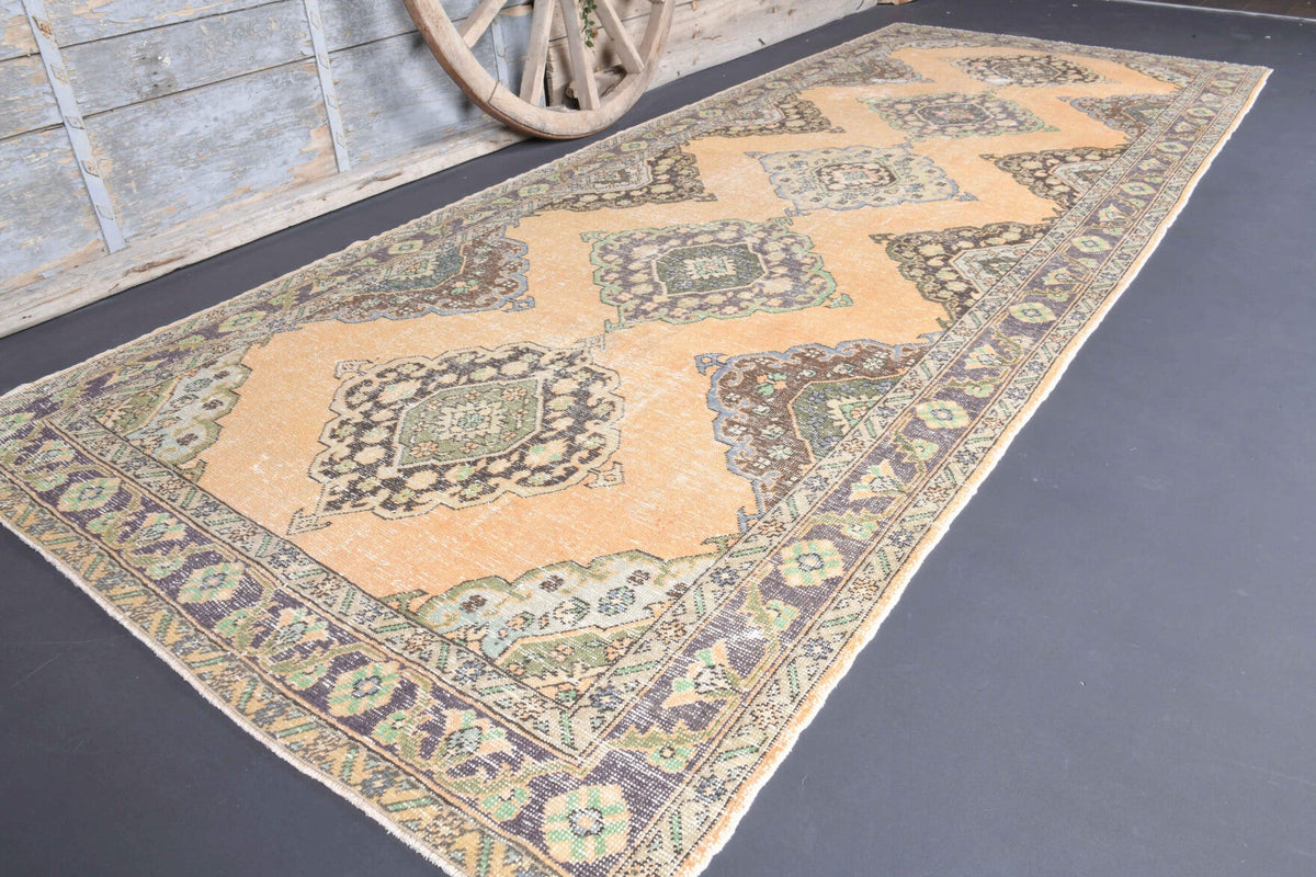 5x13 Handmade Vintage Wide Anatolian Runner Rug