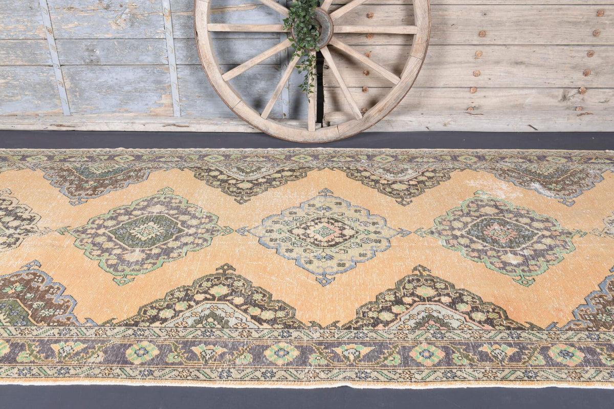 5x13 Handmade Vintage Wide Anatolian Runner Rug