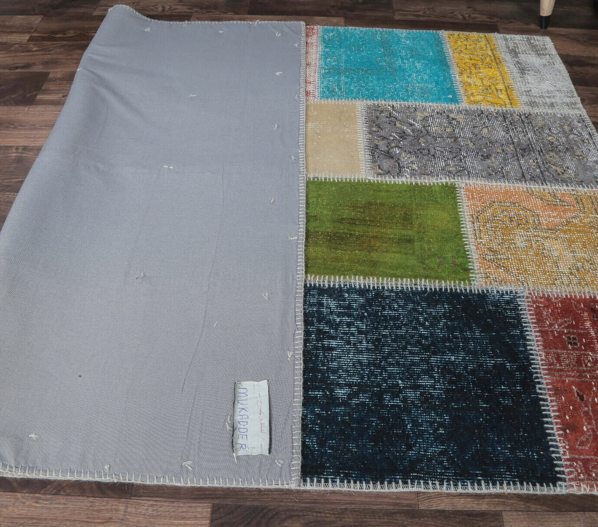 5x7 Vintage Handmade Colorful Patchwork Area Rug