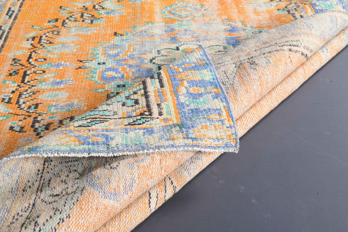 5x8 Handmade Vintage Area Anatolian Rug