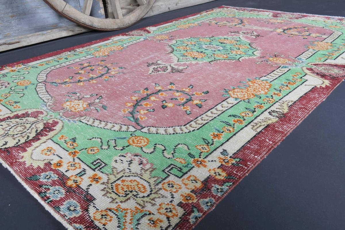 Shabby Chic Anatolian Vintage Rug