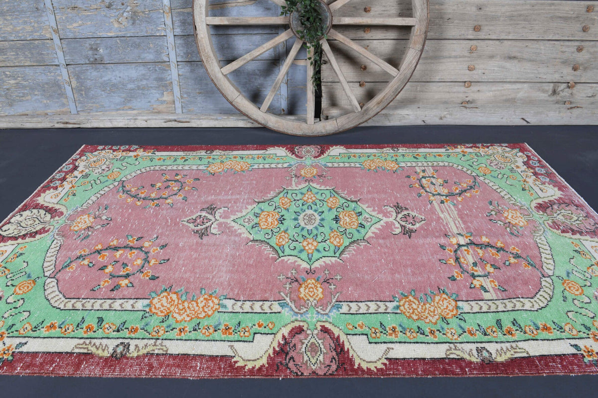Shabby Chic Anatolian Vintage Rug