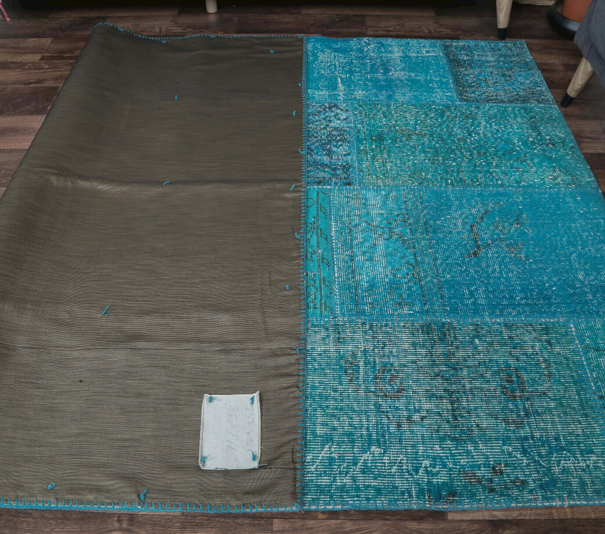 5x8 Vintage Handmade Pastel Area Rug