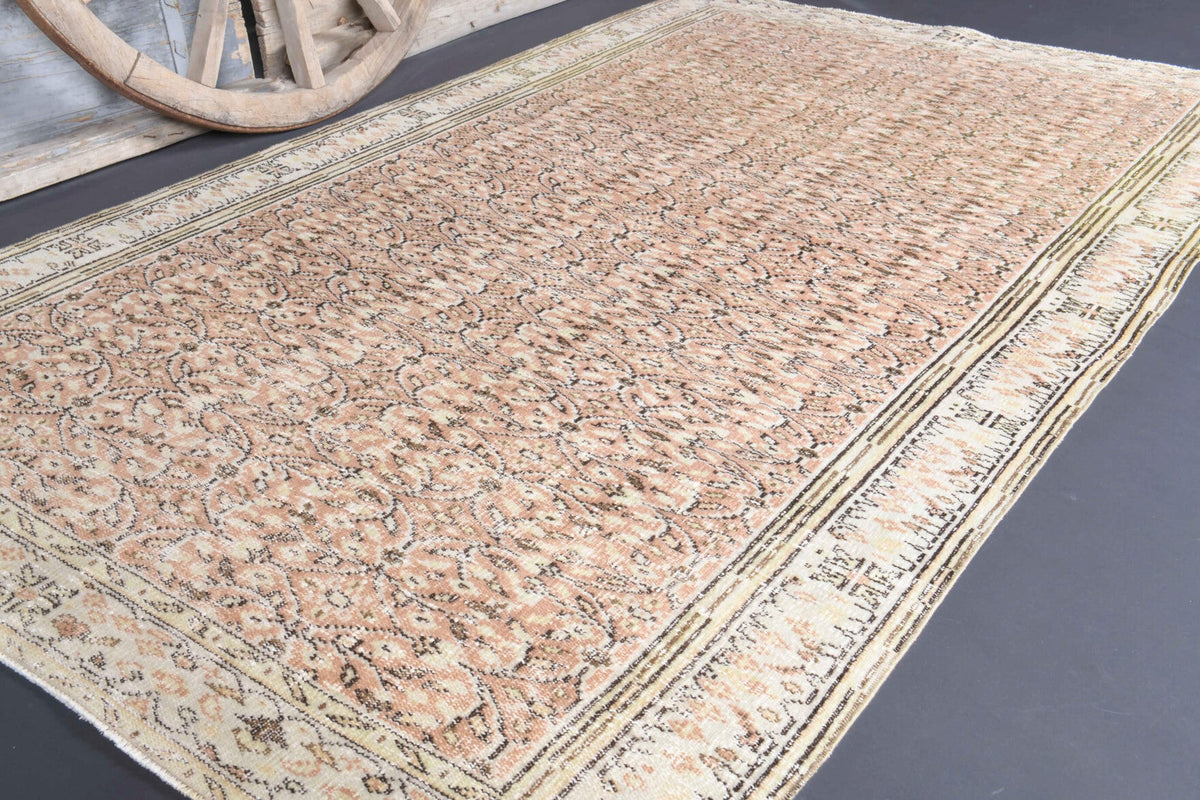 5x9 Semi-Antique Vintage Hereke Area Rug