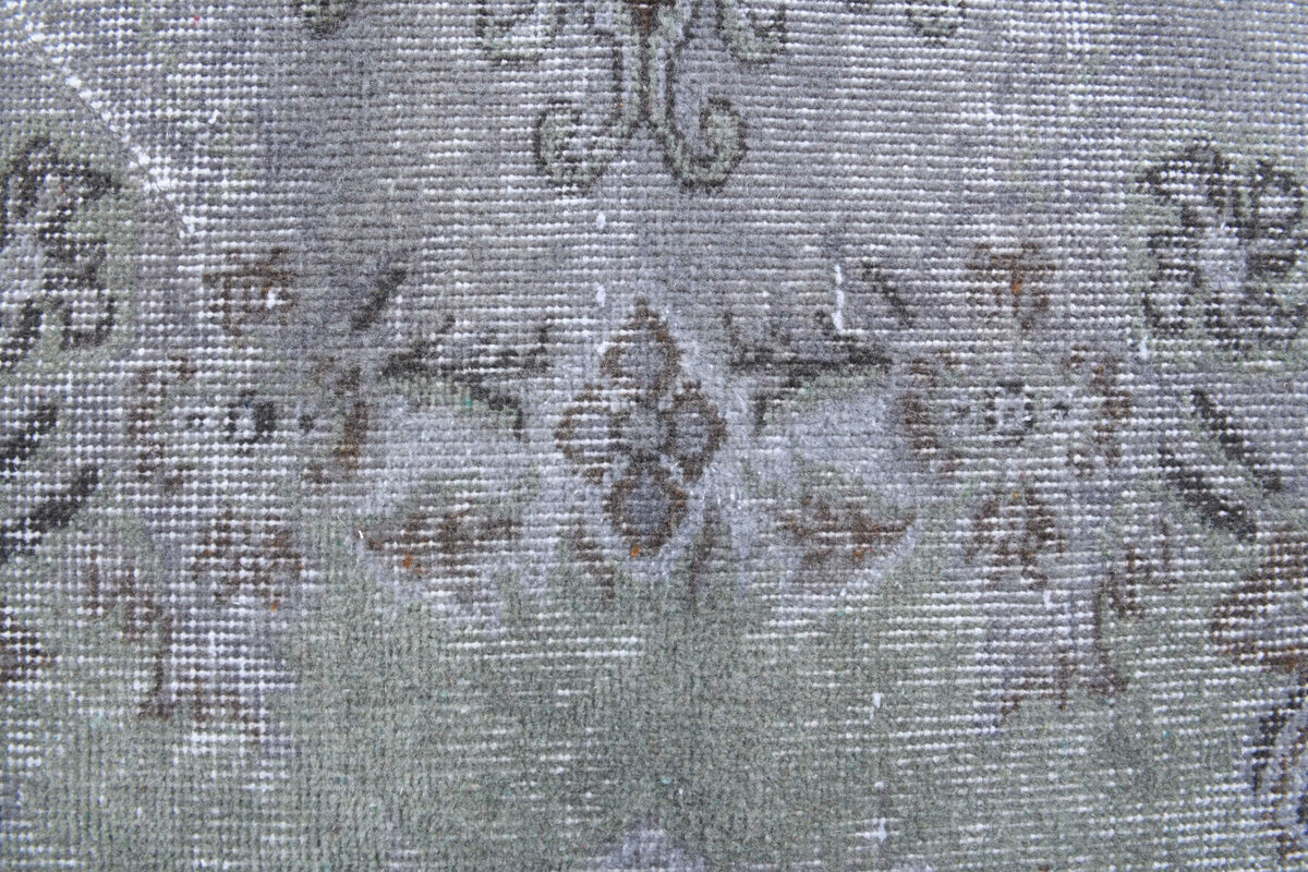 El yapımı vintage halı 183x274 cm oryantal desenli yün - desen detayı