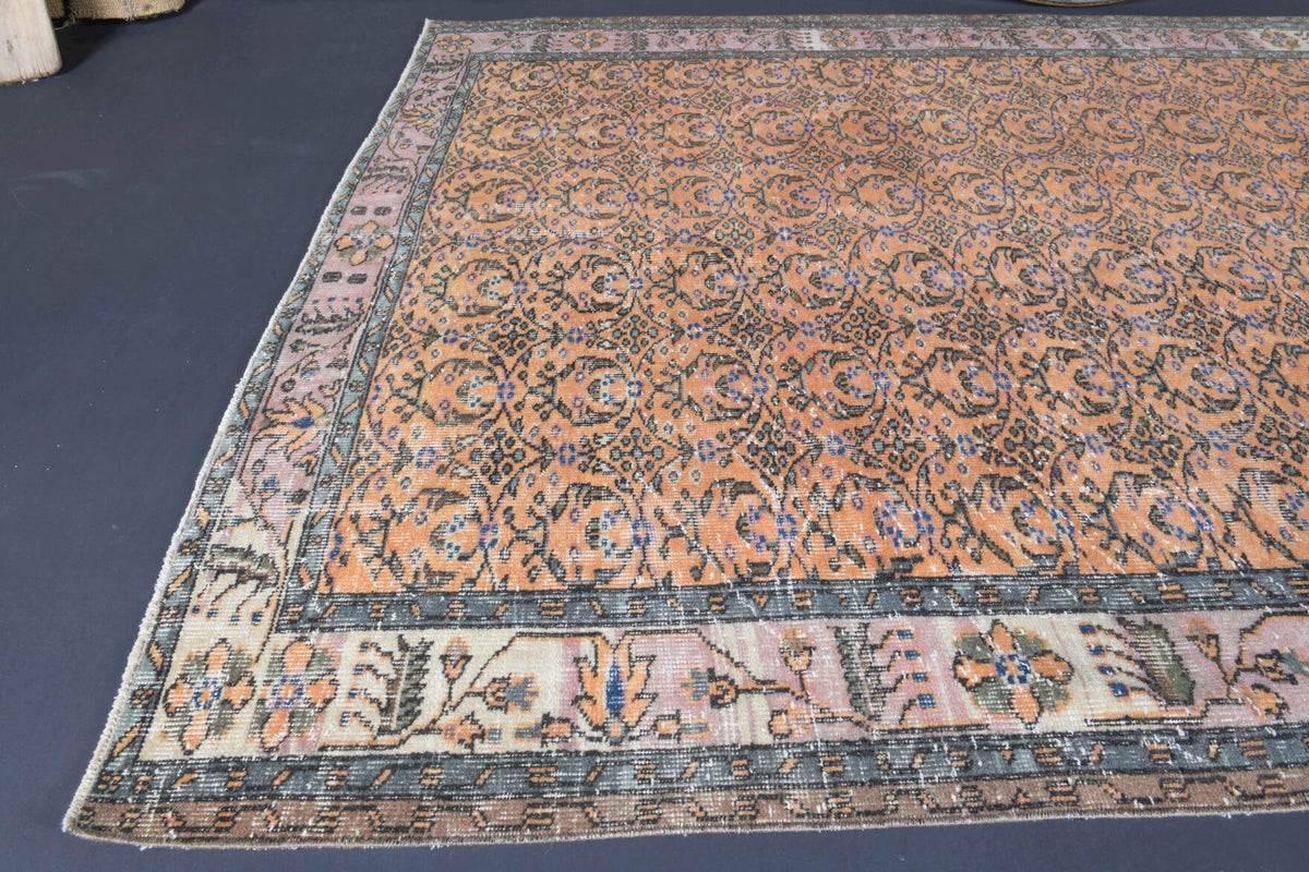 6x10 Handmade Vintage Hereke Area Rug