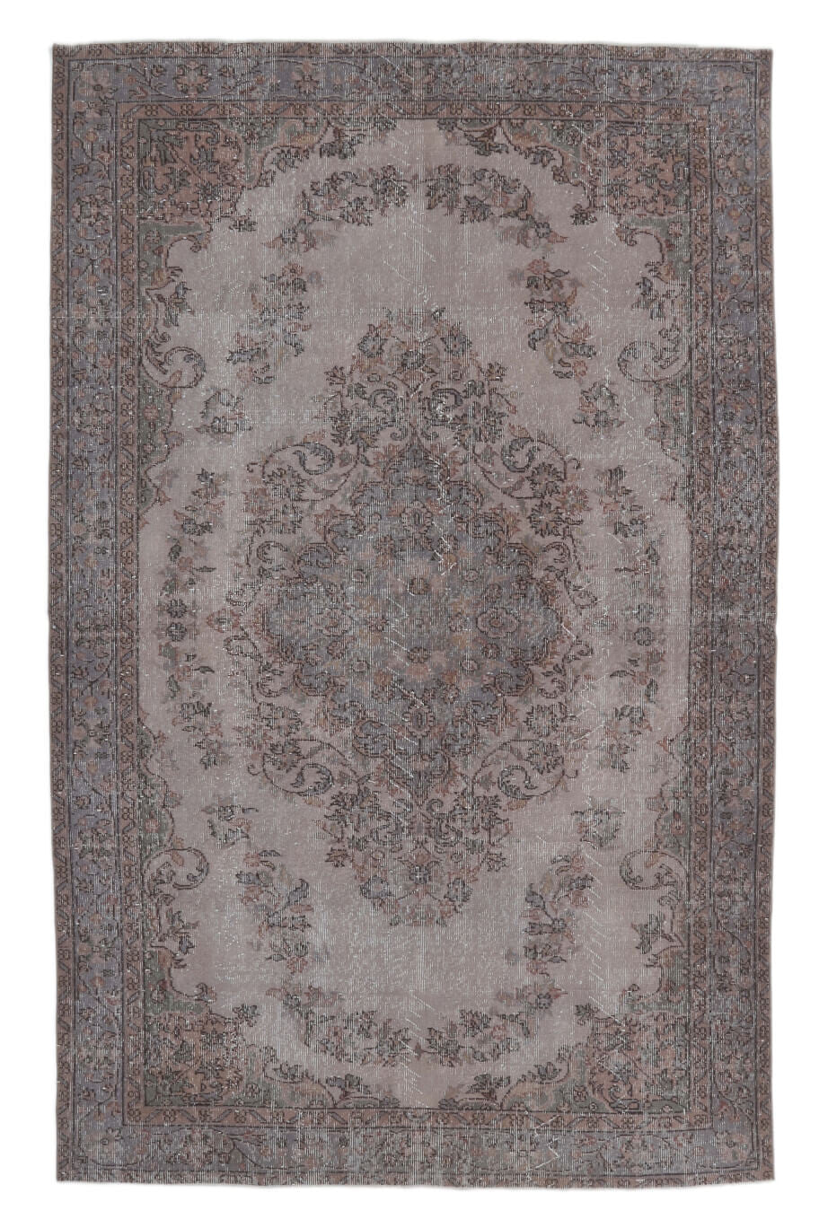6x10 Vintage Handmade Overdyed Area Rug