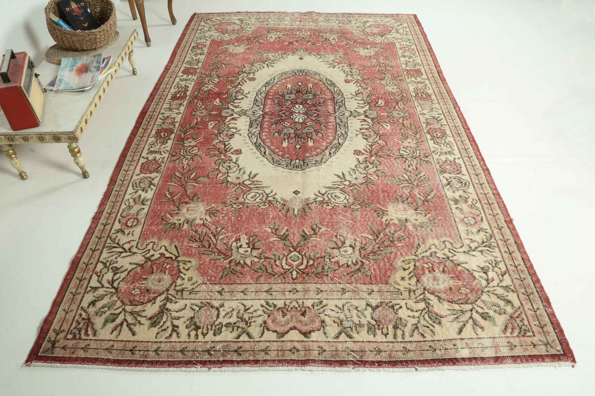 Vintage Oushak Area Rug
