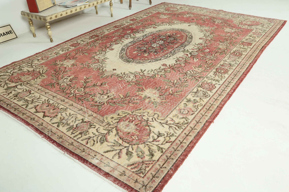 Vintage Oushak Area Rug