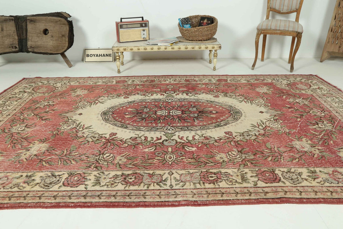 Vintage Oushak Area Rug