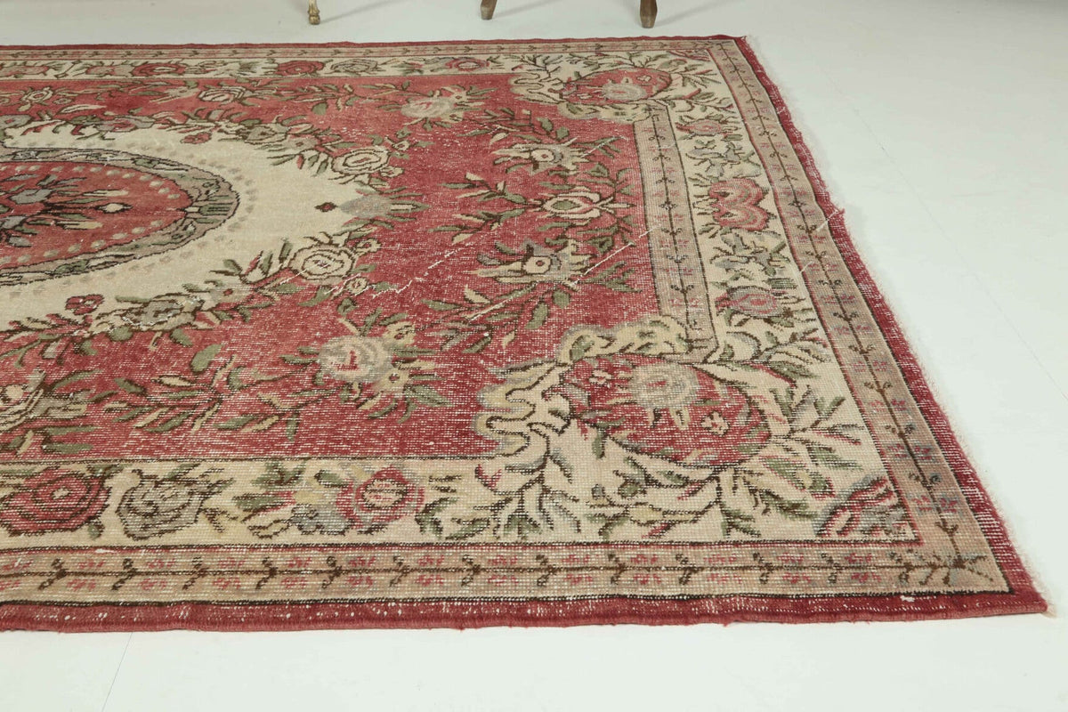 Vintage Oushak Area Rug