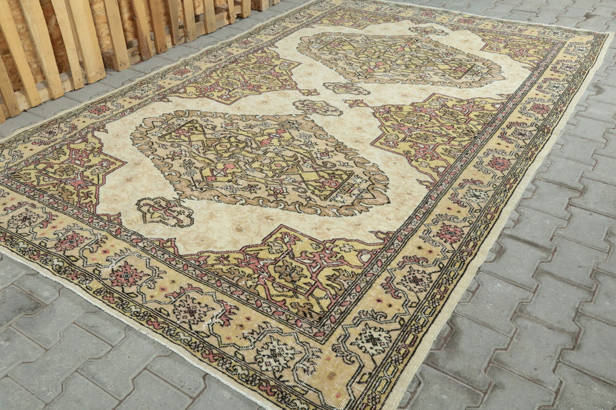 Vintage Anatolian Brown Area Rug