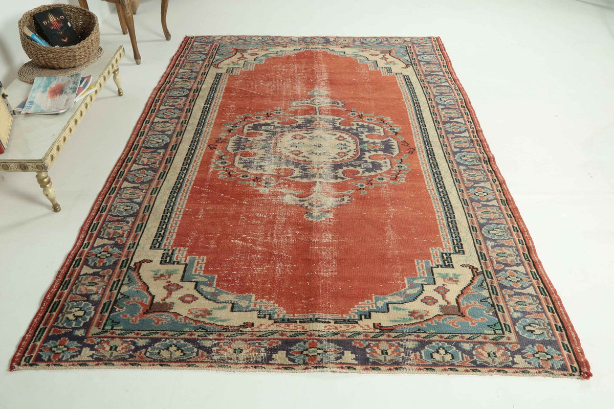 Vintage Oushak Area Rug