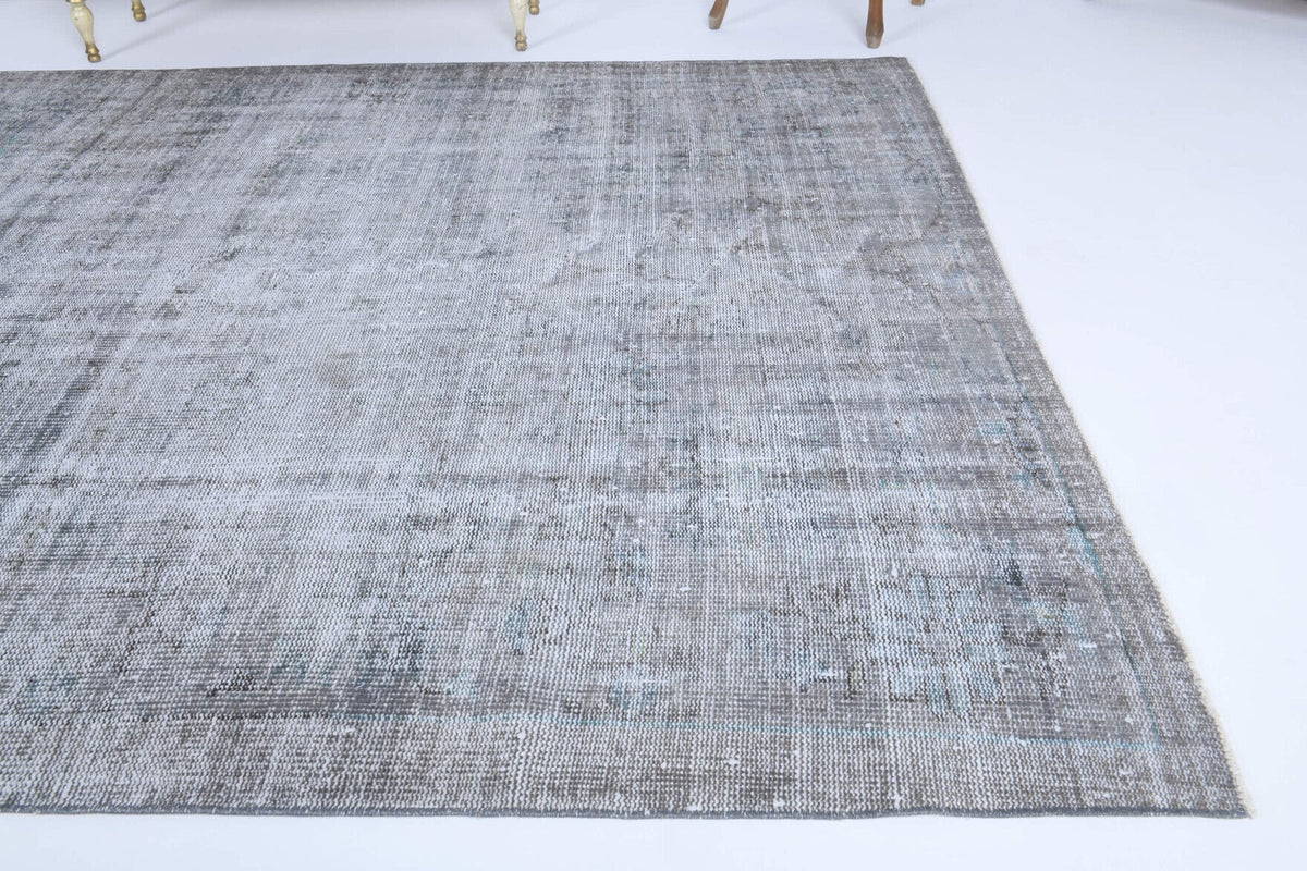 El yapımı vintage halı 183x274 cm oryantal desenli yün - mekan görünümü