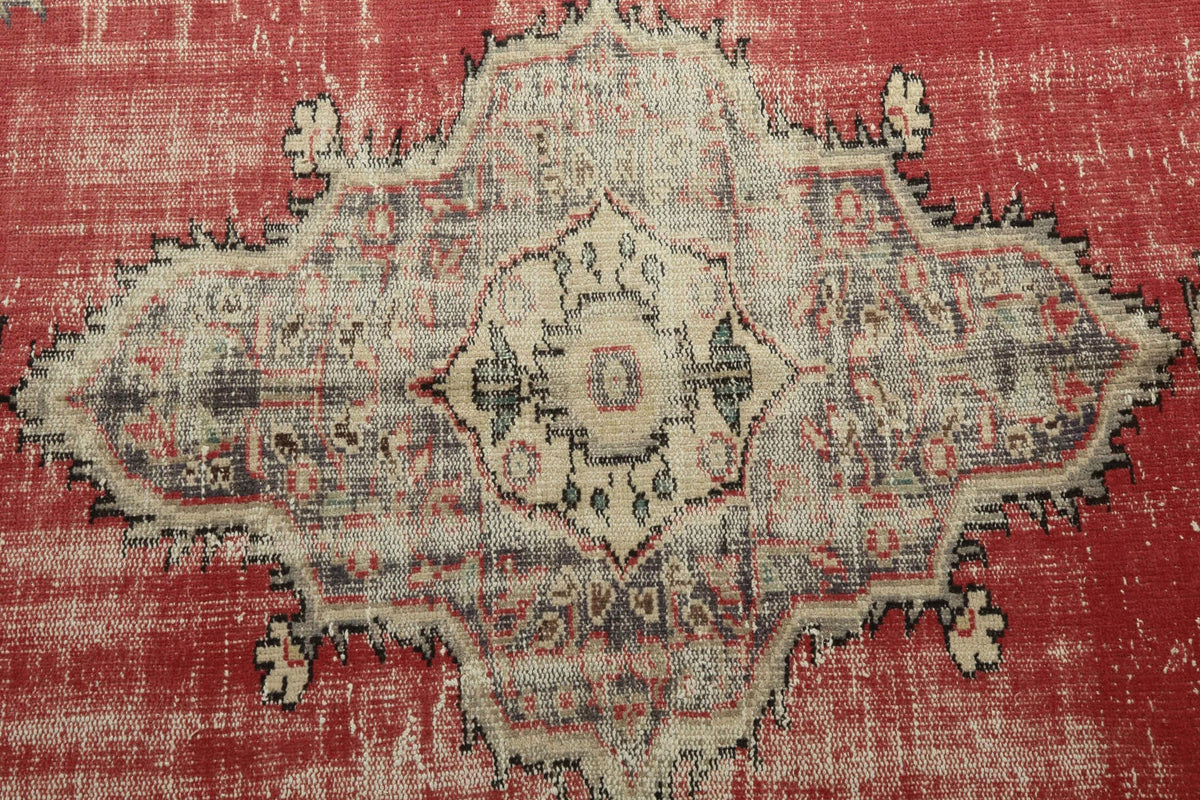 Vintage Red Anatolian Area Rug